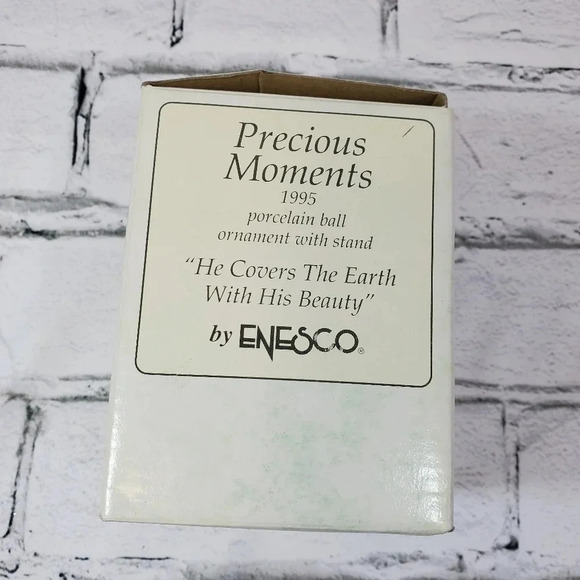 1995 Precious Moments "He Covers The Earth With His Beauty" Vintage Ornament HM7 - Picture 10 of 12